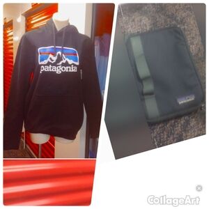 2 pc Patagonia hoodie & small tablet case